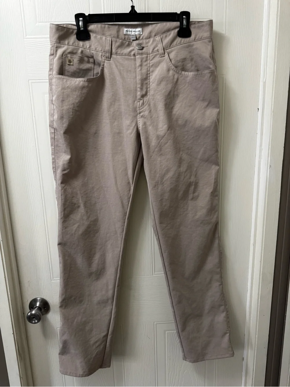 Peter Millar Men's Taupe Chinos